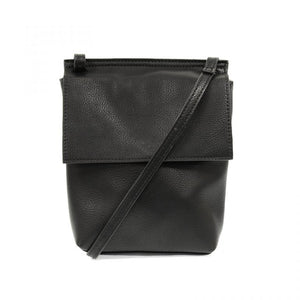 Vegan Leather Aimee Small Flap Crossbody Bag