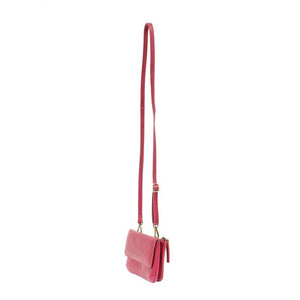 Fuchsia - Vegan Leather Evie Crossbody