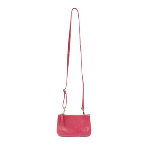 Fuchsia - Vegan Leather Evie Crossbody