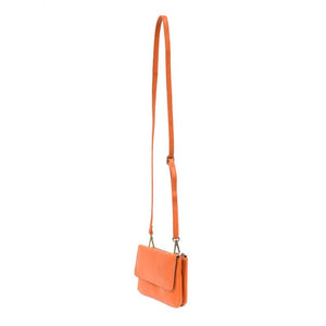Papaya - Vegan Leather Evie Crossbody