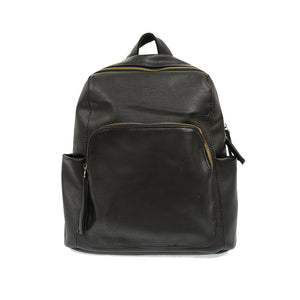 Black - Vegan Leather Bailey Backpack