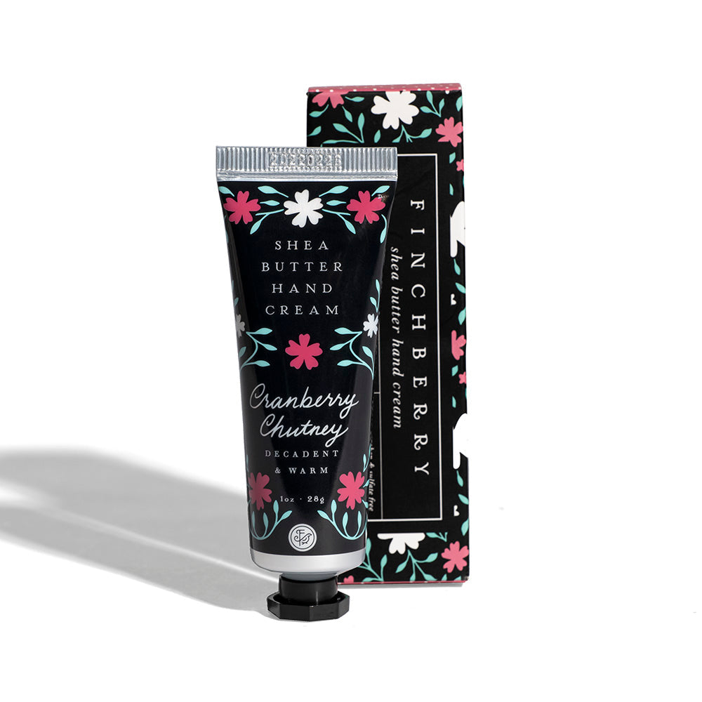 Finchberry Cranberry Chutney Shea Butter Hand Cream Travel Size - 1 oz.