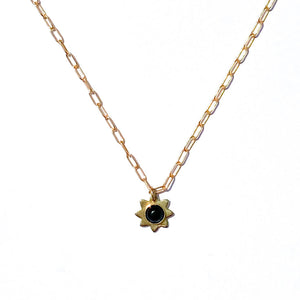 Onyx Luminary Charm Necklace