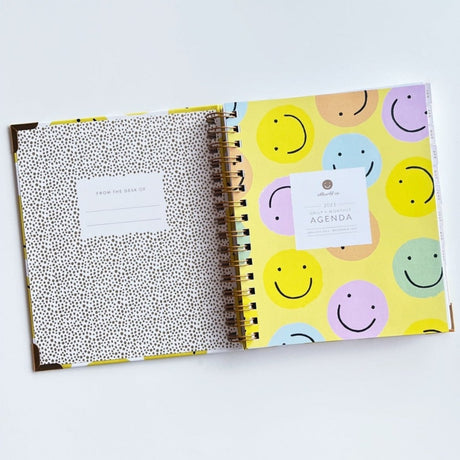 Idlewild Co. 2023 Smiley Spiral Bound Planner - 12 Month 