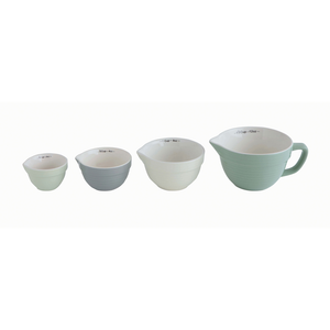 Stoneware Measuring Batter Bowl Set