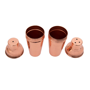Salt & Pepper Shakers, Copper Finish