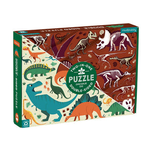 Dinosaur Dig - Double-Sided Puzzle