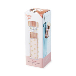 Blair™ Bee Glass Travel Infuser Mug by Pinky Up
