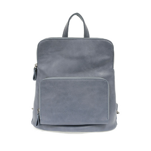 Joy Susan Accessories Vegan Leather Backpack Handbag Mini Julia in Cerulean Blue Faux Leather - L8038-97S
