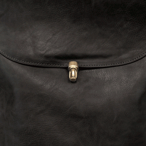 Black - Vegan Leather Colette Backpack