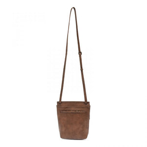 Vegan Leather Aimee Small Flap Crossbody Bag