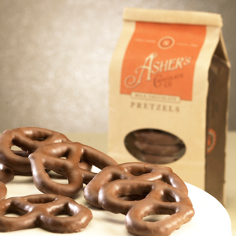 Milk Chocolate Pretzels Bag - Hello World Modern Mercantile
