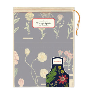 Vintage-Style Apron - Herbarium