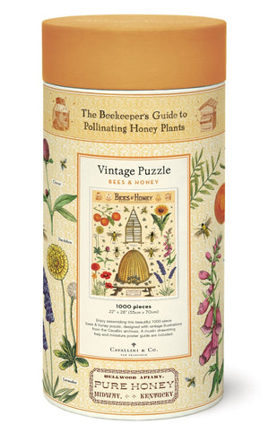 1000-Piece Vintage-Style Puzzle – Bees & Honey