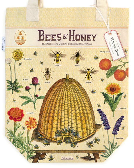 Bees & Honey - Vintage Tote Bag