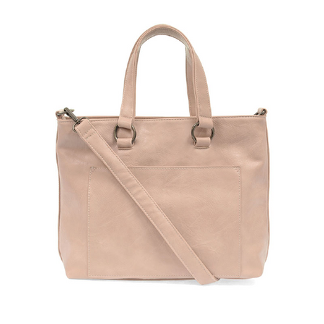 Vegan Leather Medium Nancy Tote - Light Pink - Hello World Modern Mercantile